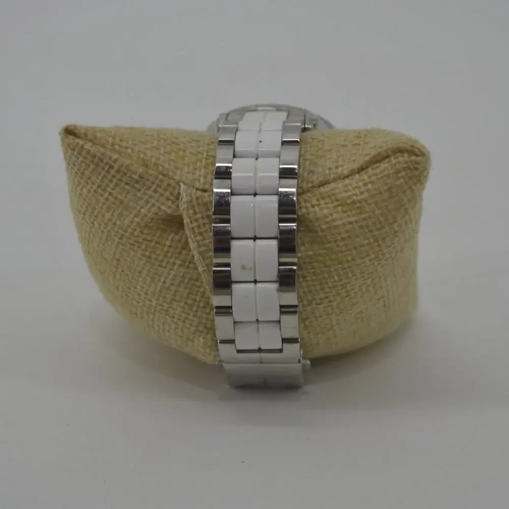Relic Mother of Pearl Watch Wristwatch Y2k 90s Relic 34mm Enamel Bezel Dial